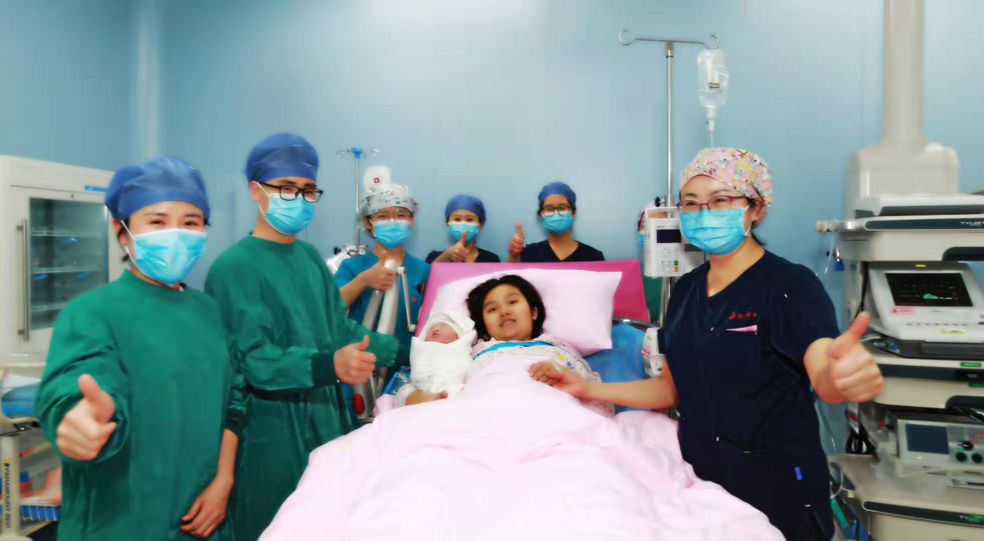 國際在線—西安國際醫學中心醫院產房全年無休 保障孕產婦和新生兒安全